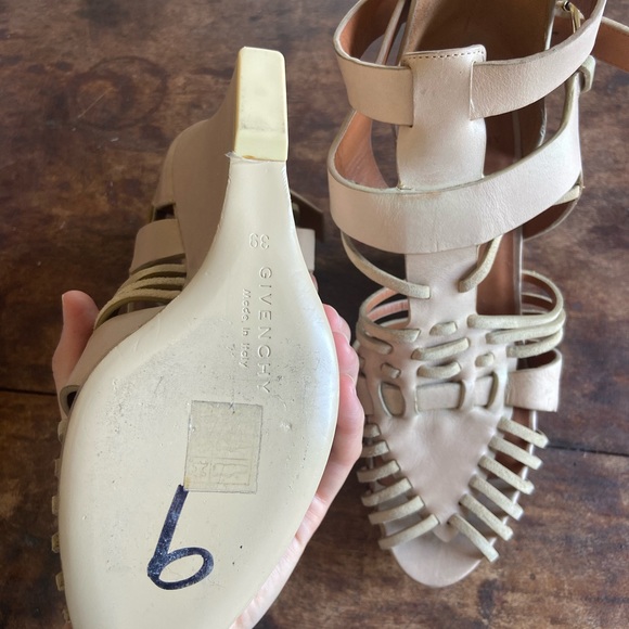 Givenchy Caged Wedge Ankle Strap open Toe Bootie - Picture 8 of 8